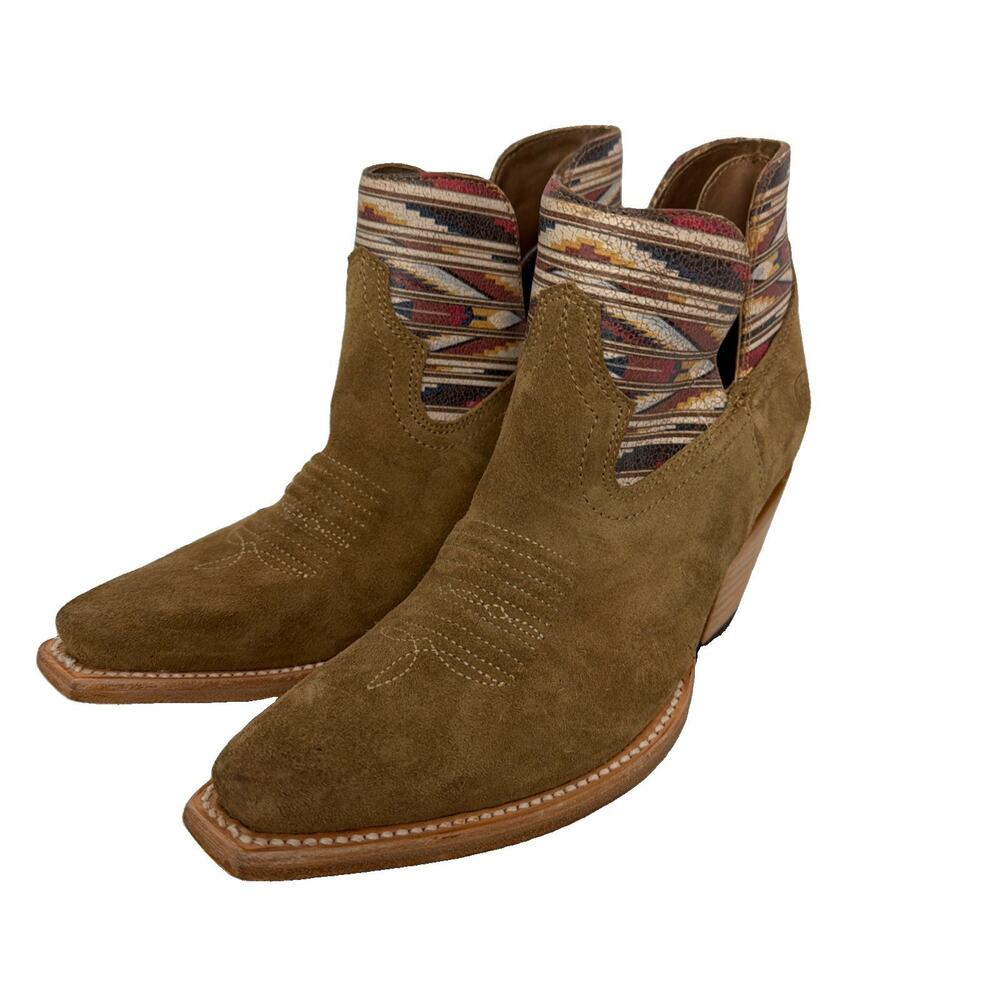 NEW Ariat Hazel Chimayo 10046971 Women's Western Boot Brown US Size 7B